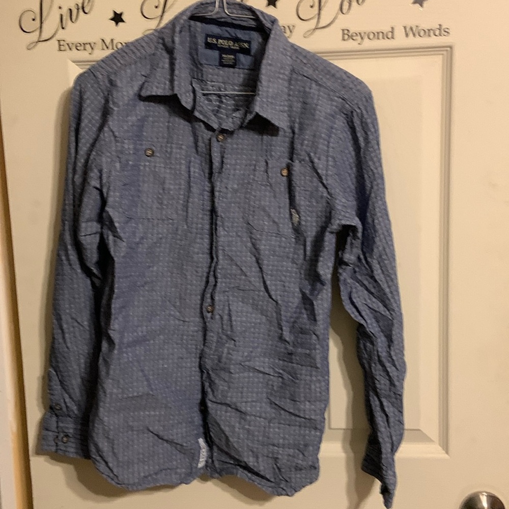 US Polo Association Boys Button Down Long Sleeve size (XL/18)